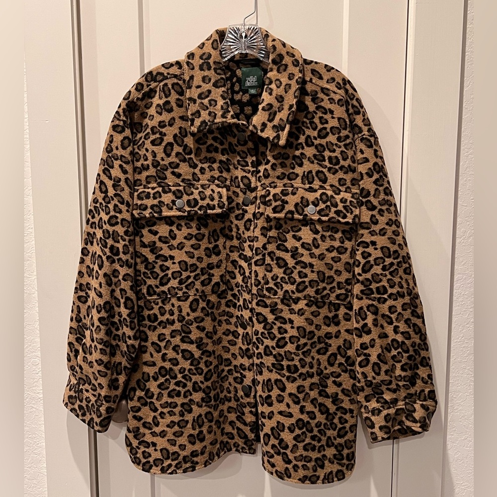 Wild Fable Leopard Print Jacket